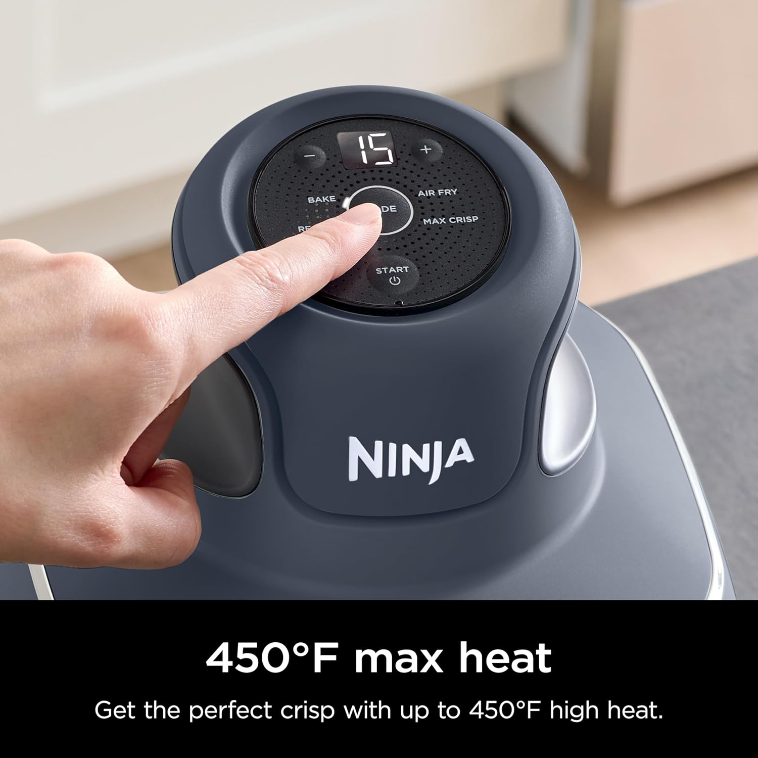 Ninja Crispi Friteuse à air, passe au micro-ondes, au congélateur et au lave-vaisselle, système de cuisson portable en verre non toxique, récipient en verre de 1,5 l et 6 tasses avec couvercles