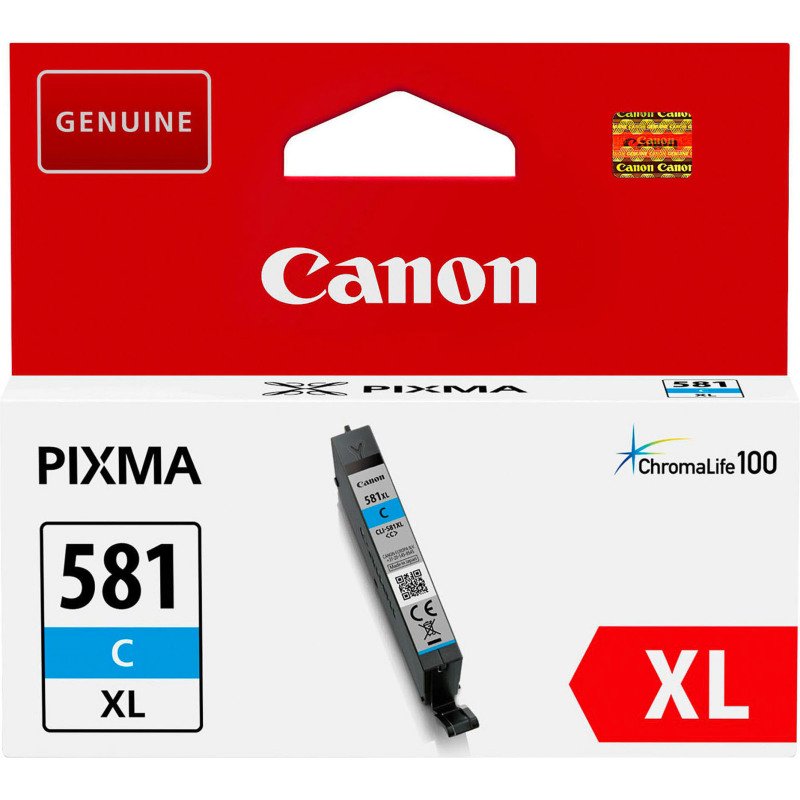 Canon CLI-581 XL Cartouche haute capacité couleurs pour imprimante jet d'encre