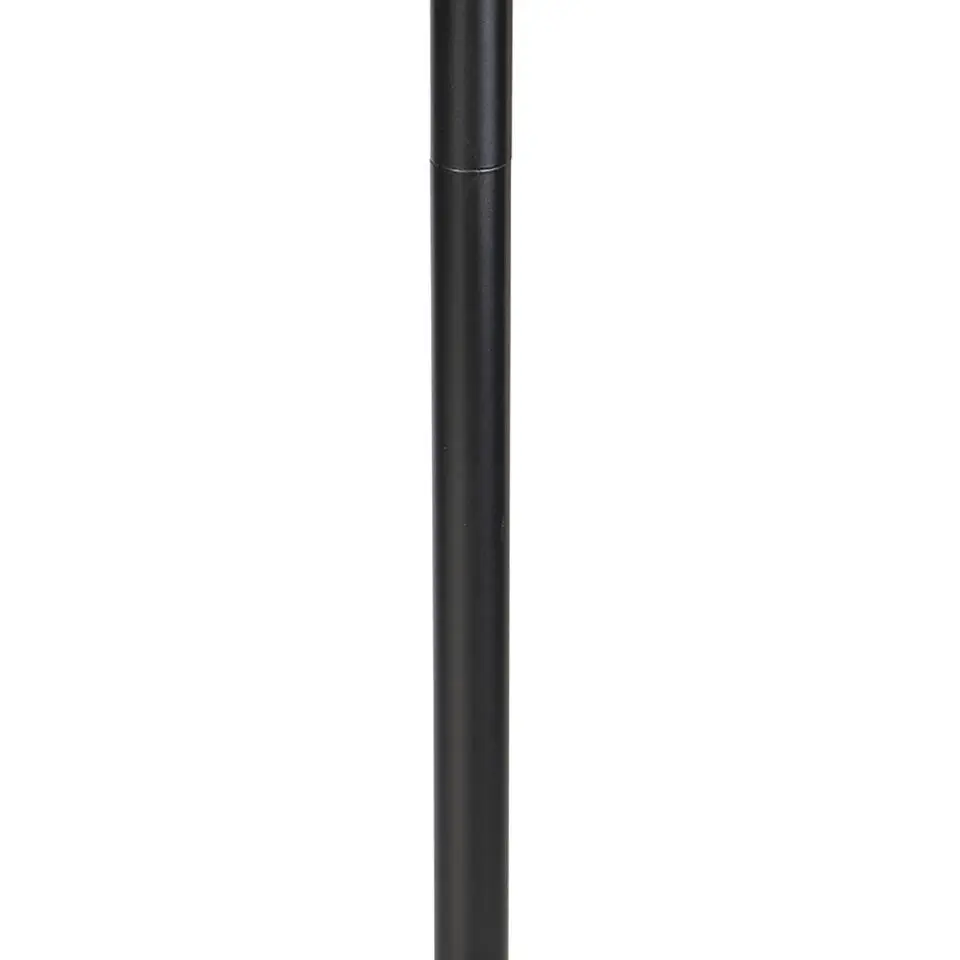 Qazqa vloerlampen simplo stof zwart e27
