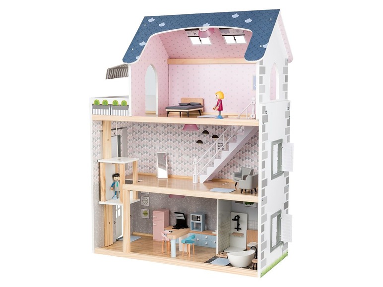 Houten poppenhuis