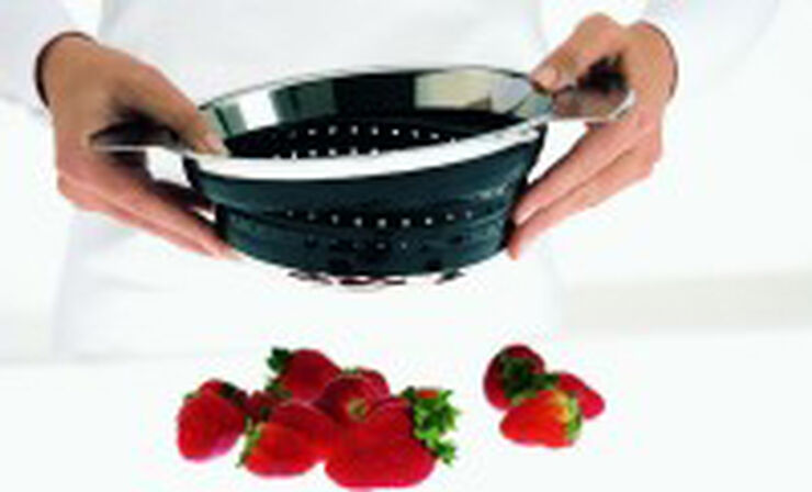 Rösle Dørslag stål/sort 3,4 liter Ø24cm H10,5cm Stål, sort