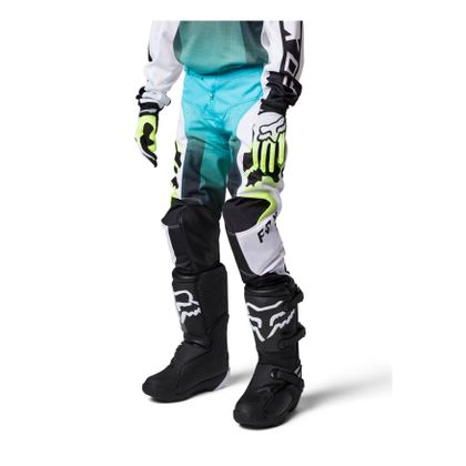 Pantalon cross Fox YOUTH 360 LEED - Gris / Bleu