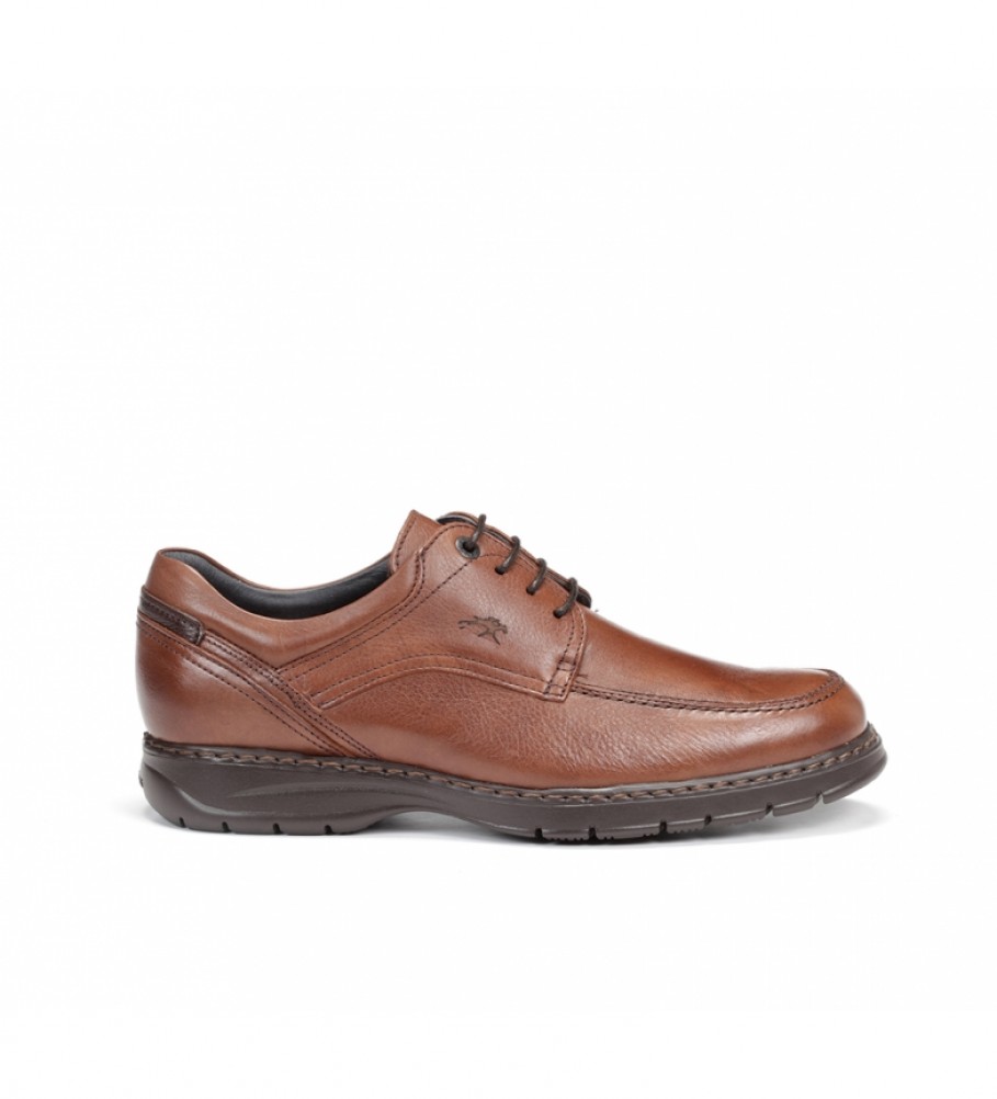 Sapatos de couro marrom Fluchos Crono 9142 Salvate