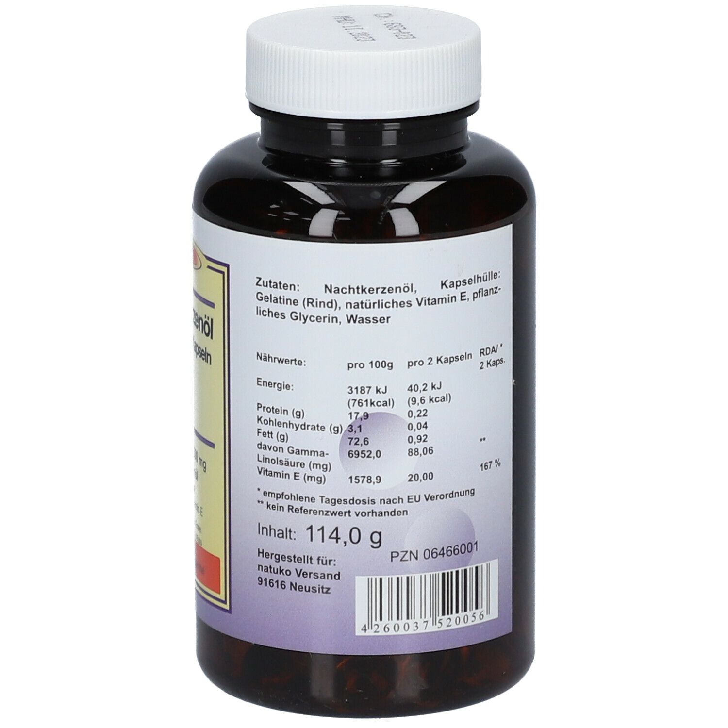 natuko® Nachtkerzenöl 500 mg