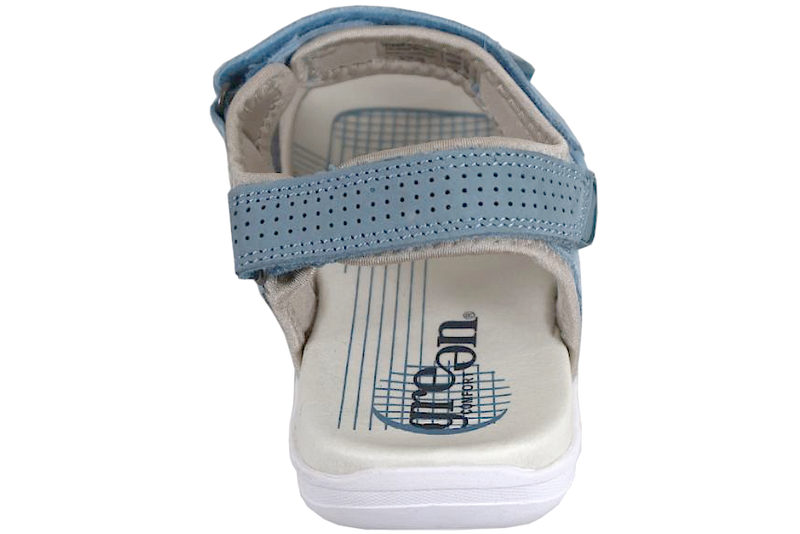 GREEN COMFORT CORSICA SANDAL I BLÅ NUANCER.