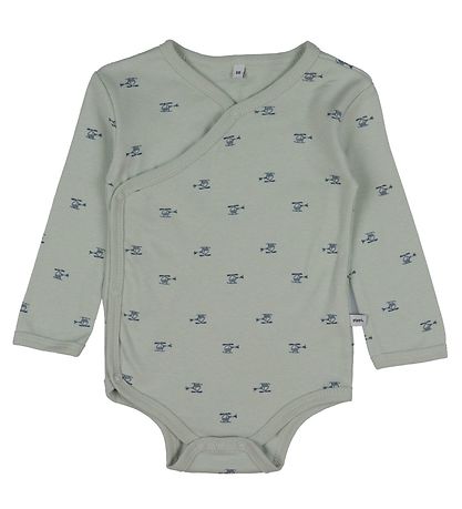 Pippi Baby Wickel Bodys L/æ - 4er-Pack - Blue Mirage