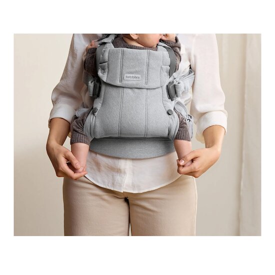 Porte-bébé Harmony   Tissé chiné / gris clair        de               BabyBjörn