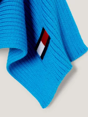 Cachecol infantil essencial com estampa de bandeira grande