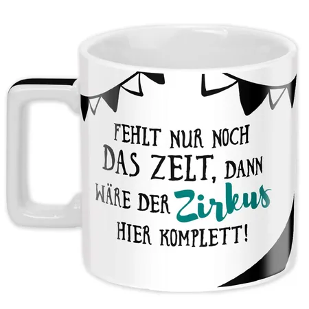 Sheepworld Wortheld Tasse - Zirkus