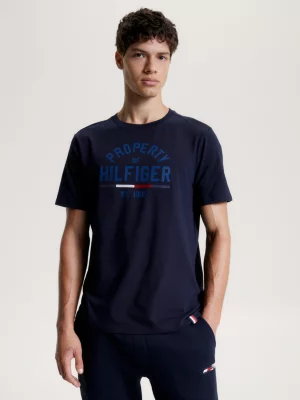 Camiseta com estampa esportiva