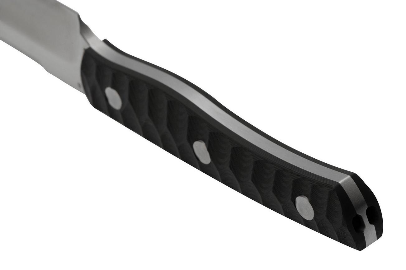 Bestech Heidi Blacksmith #2 Hollow Compound Grind, Satin, Carbon Fiber BFK04A vaststaand mes