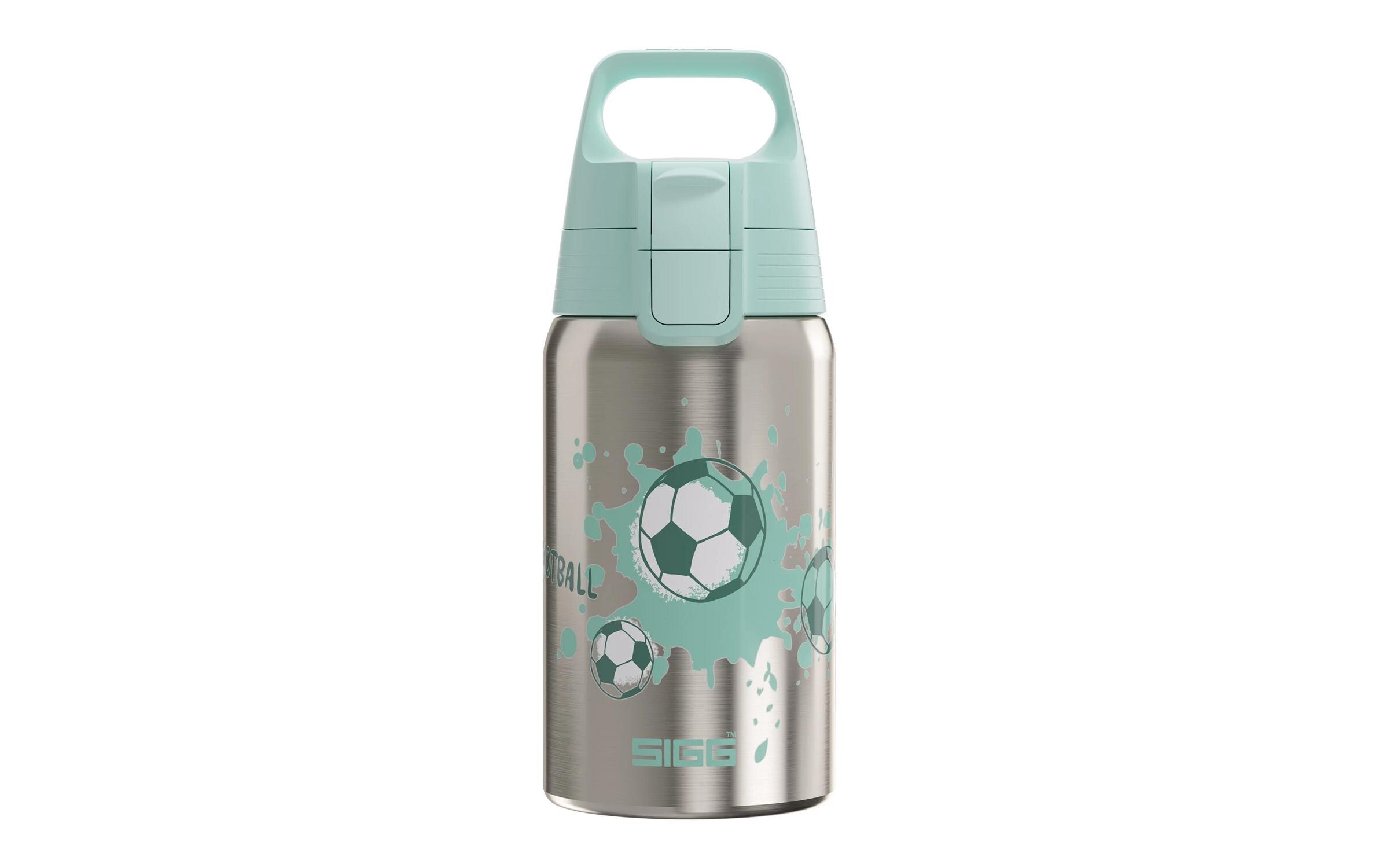 Trinkflasche Shield One Love Football 500 mlEinwandige Kinder-Trinkflasche aus Edelstahl