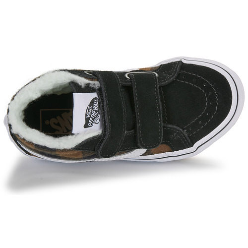 Vans - UY SK8-MID REISSUE V PLAID SHERPA - Noir / Marron