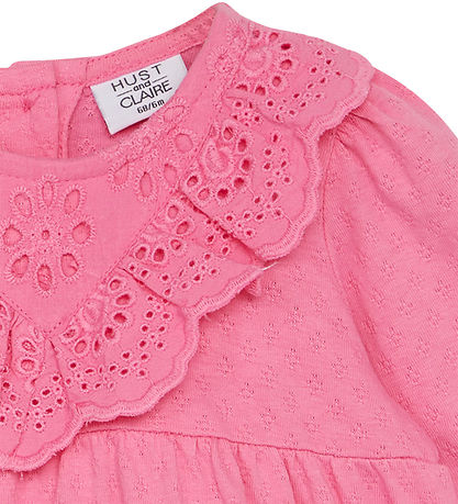 Hust and Claire Kleid - Kimaja - Pink-a-Boo m. Lochmuster