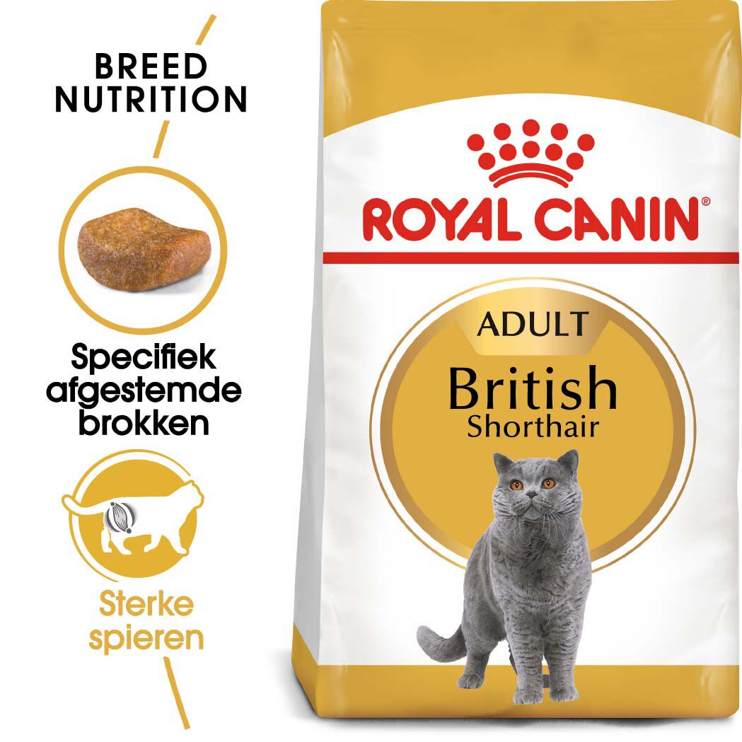 Royal Canin Britse Korthaar Adult - Kattenvoer - 4 Kilogram - Gevogelte