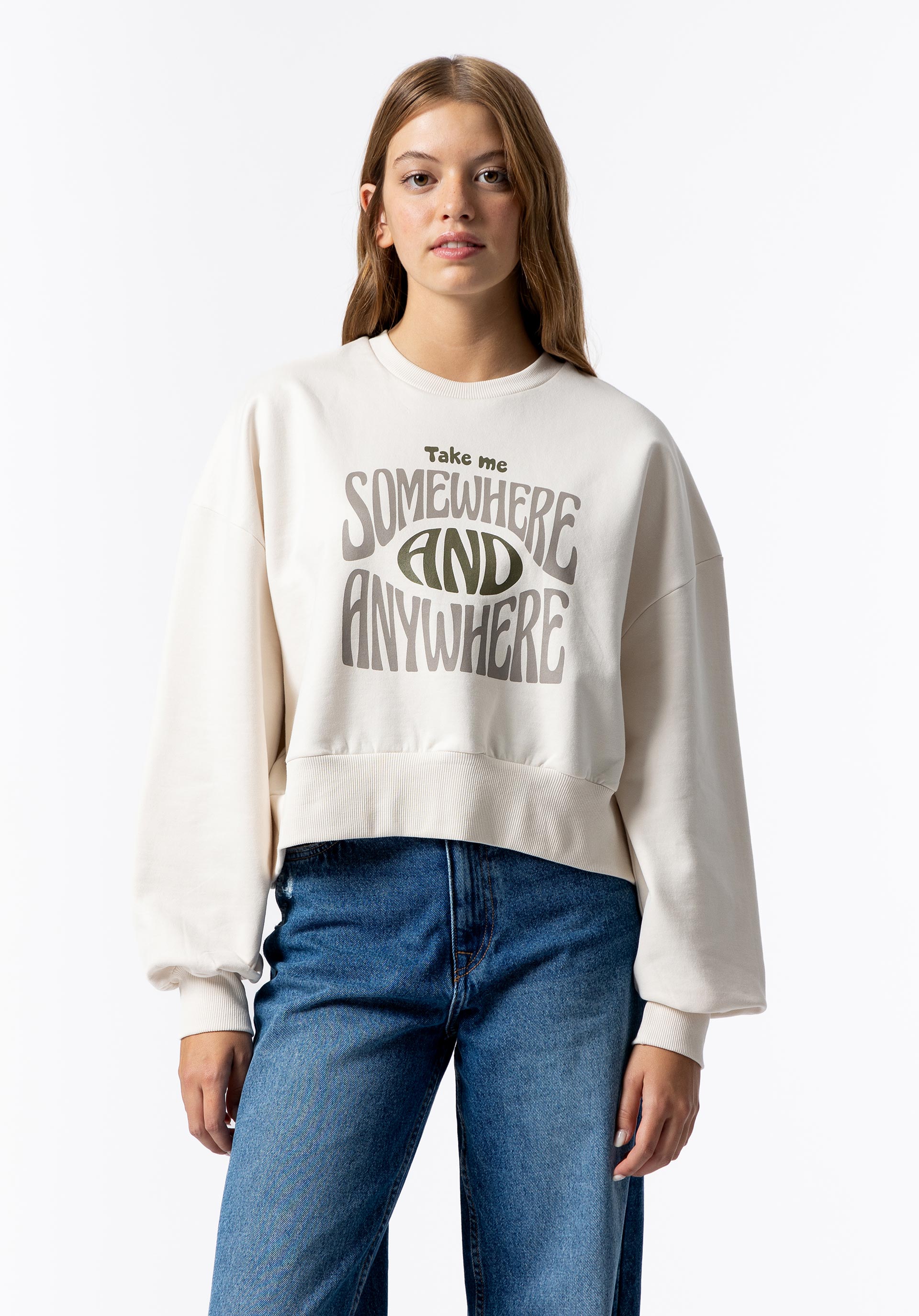 Sweatshirt com Mensagem