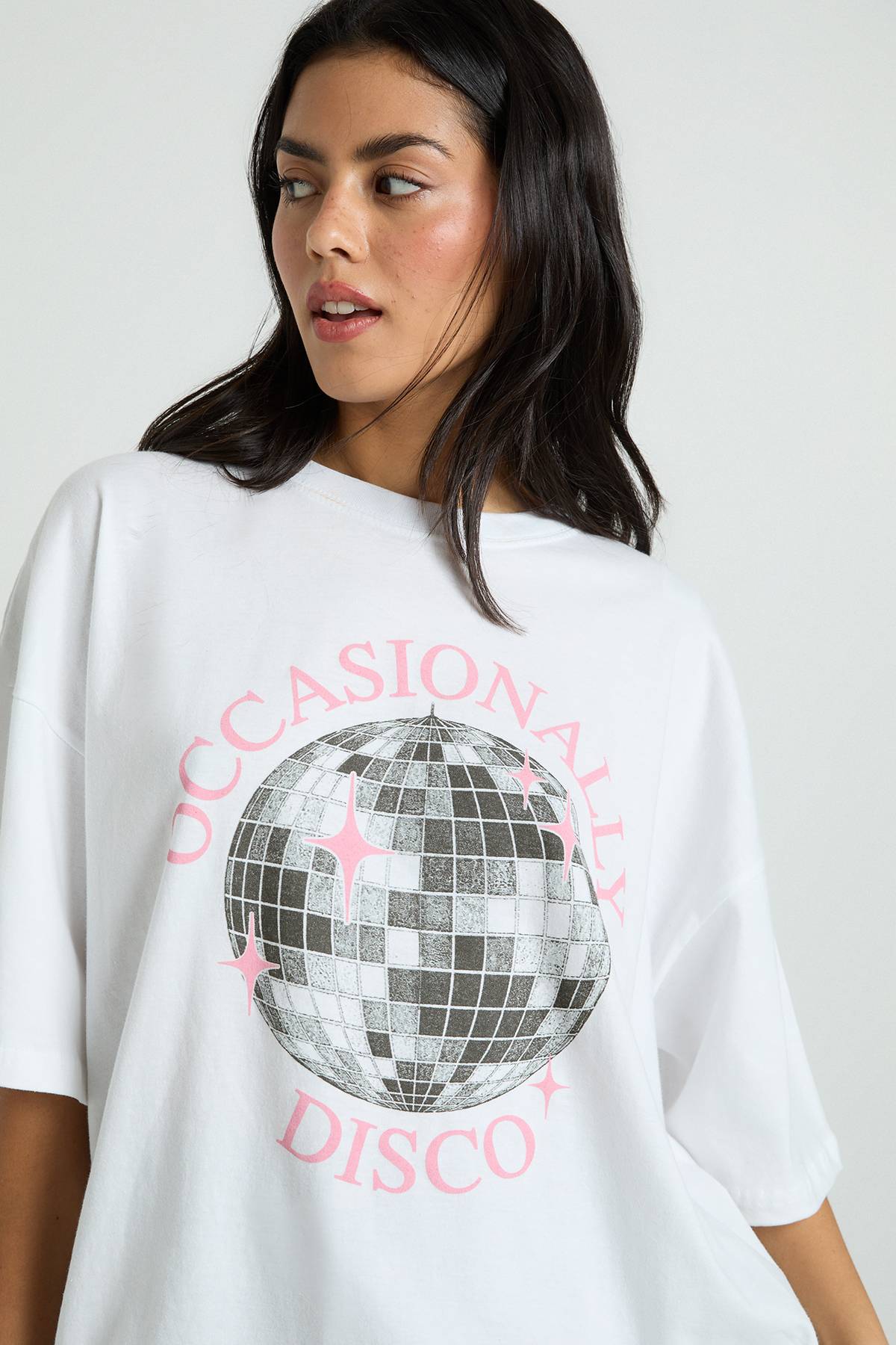 boohoo T-shirt Oversize Occasionally Disco