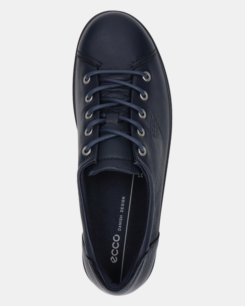Ecco Soft 2.0 Veterschoenen  - blauw