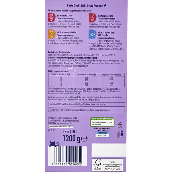 Feine Häppchen in Sauce Multipack