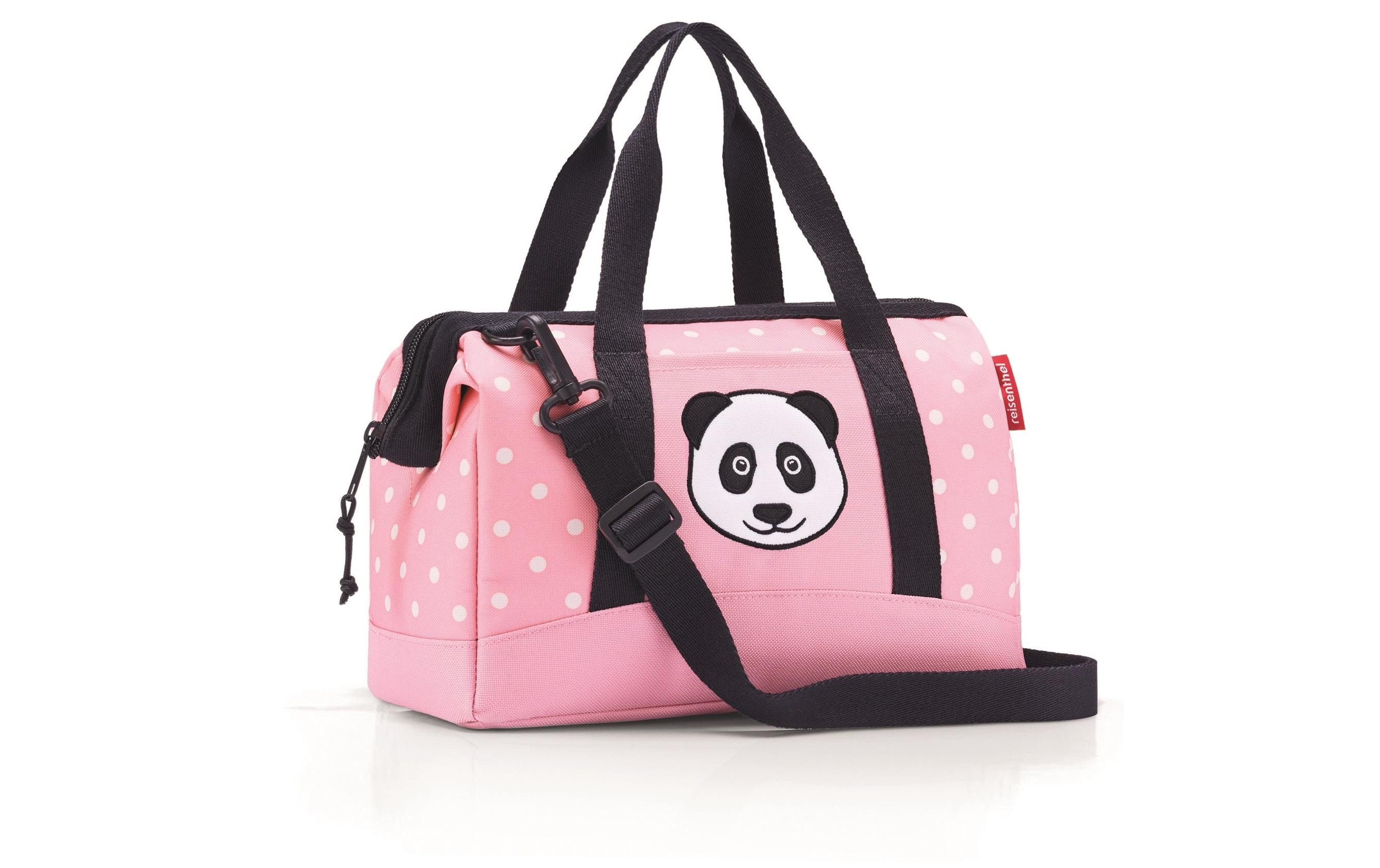 Umhängetasche Allrounder XS Kids Panda Dots PinkSchultertasche