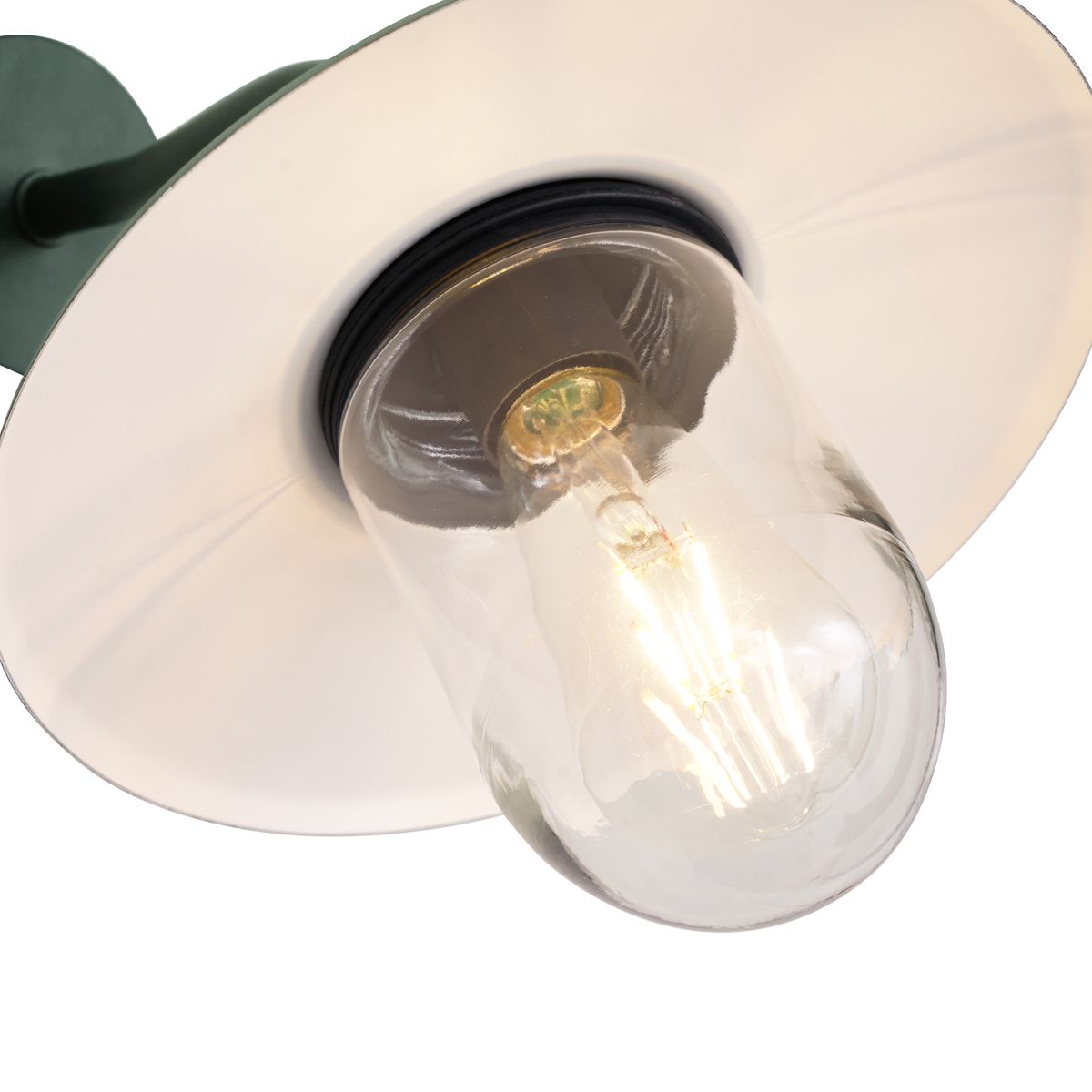 Buitenwandlamp donker groen IP44 - Munich