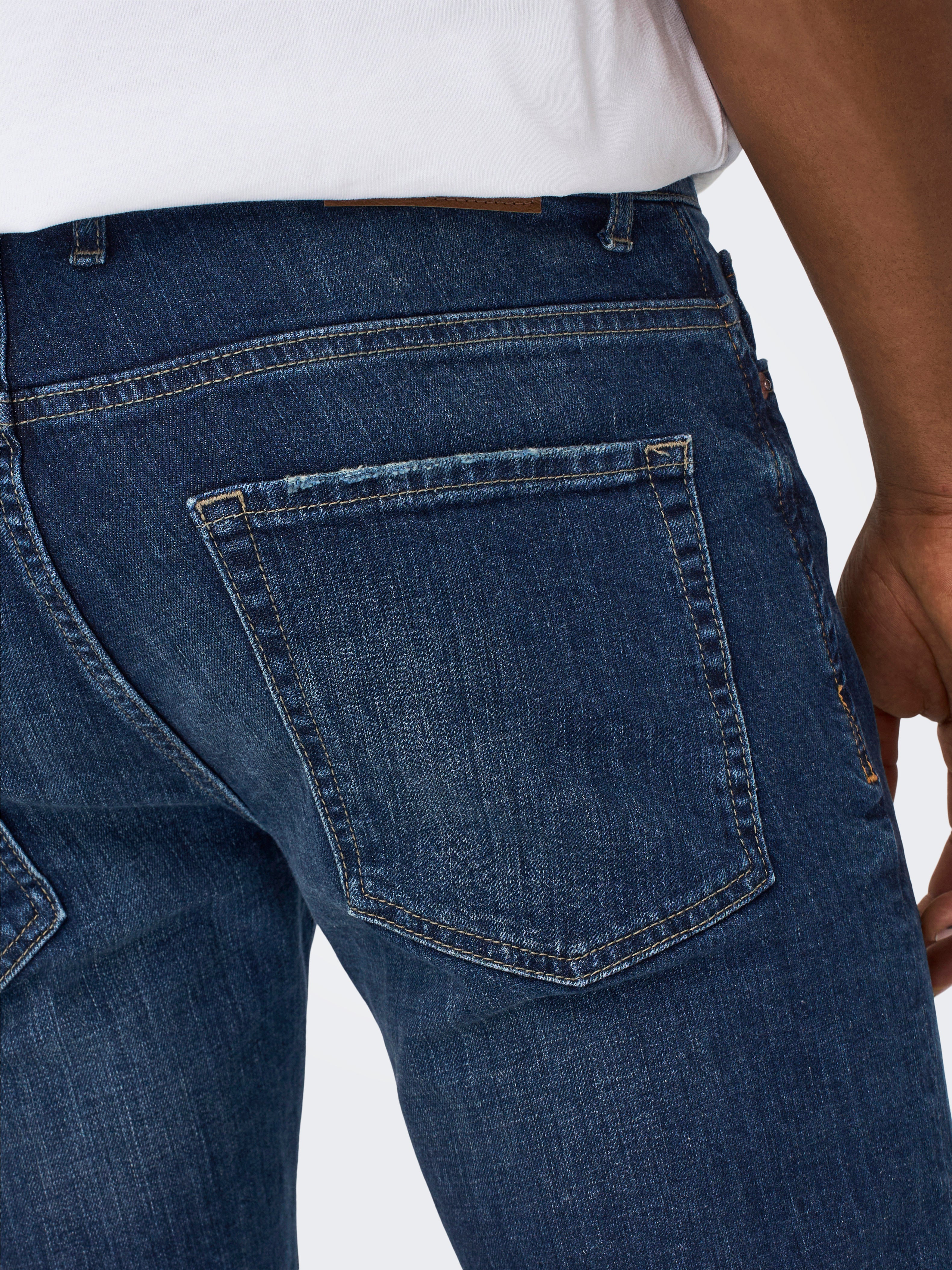 ONSLOOM Slim Fit Jeans Dark Blue Denim