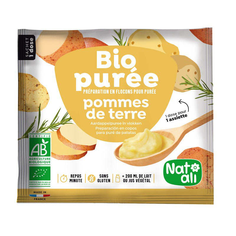 Biopurée pomme de terre - purée instantané bio