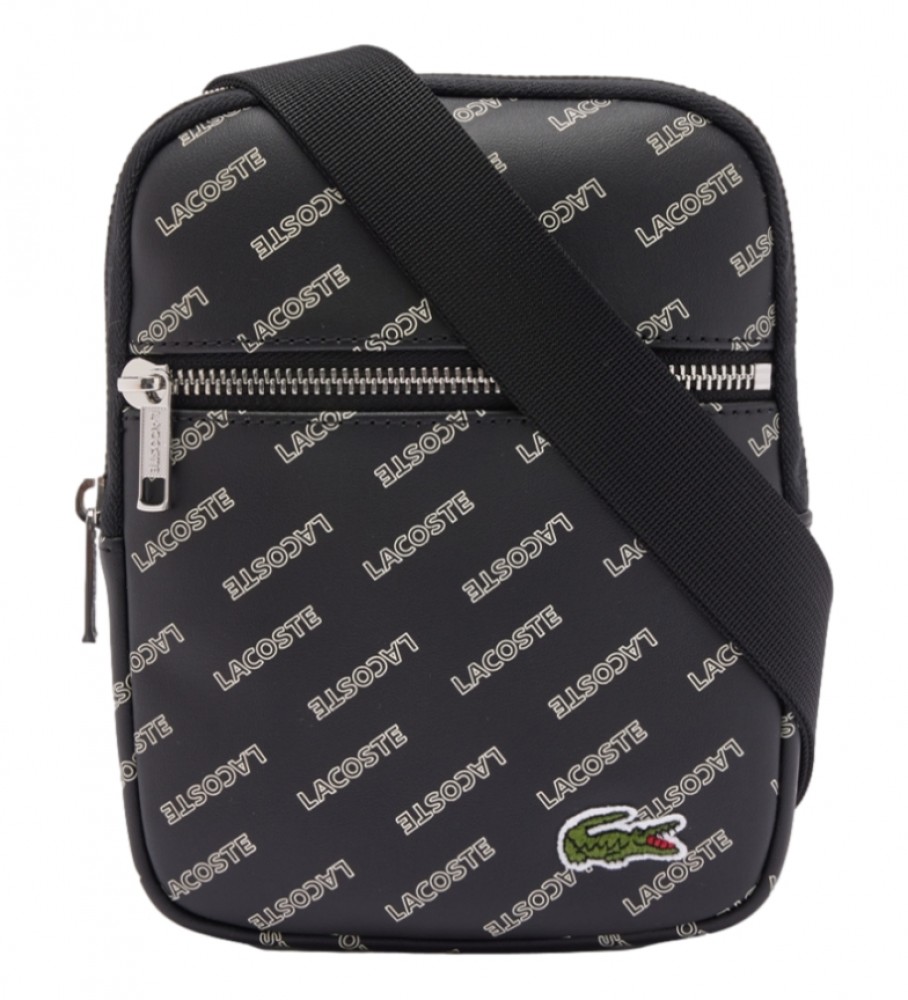 Bolsa transversal Lacoste S Flat preta