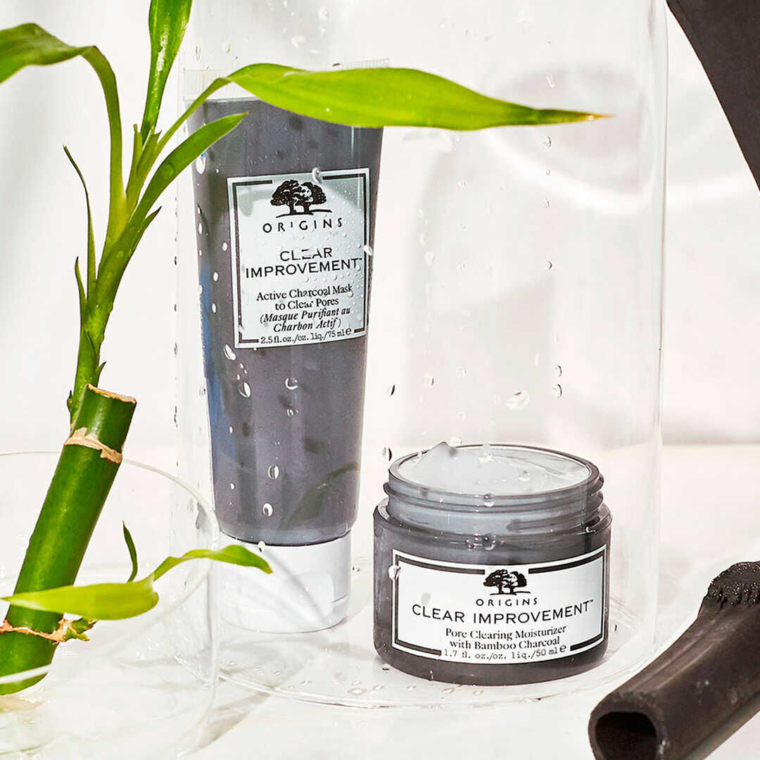 ORIGINS Clear Improvement Pore Clearing Moisturizer With Bamboo Charcoal - 50ml