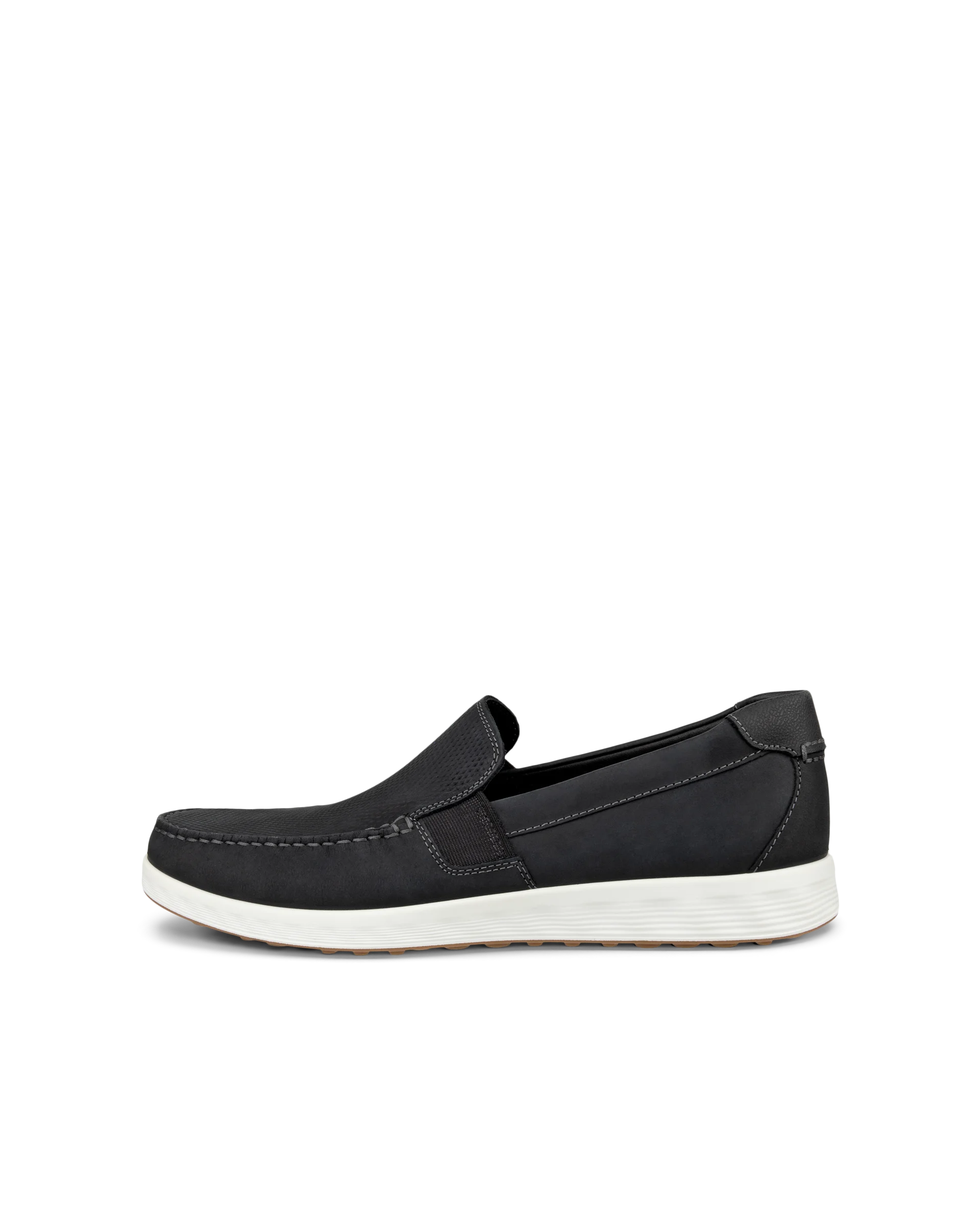 ECCO S LITE MOC M Herren Mokassins aus Nubukleder Schwarz