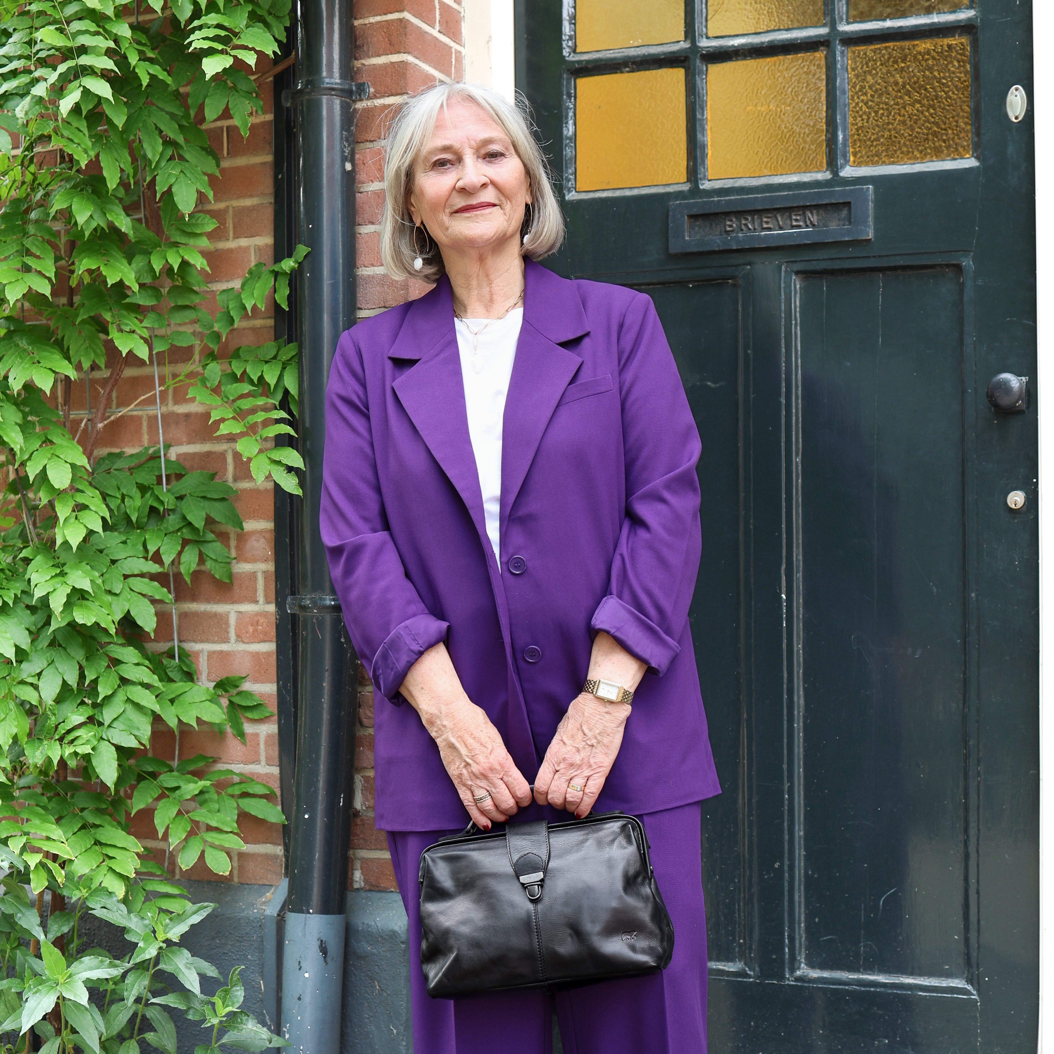 Dokterstasje 'Julia' L zwart Zwart