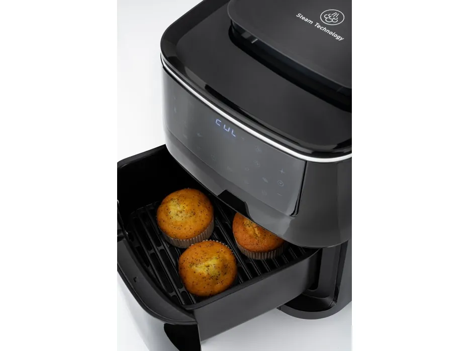 OBH Nordica Easy Fry & Grill FW2018S0 3in1 Steam  - Varmluftsrister - 6.5 liter - sort