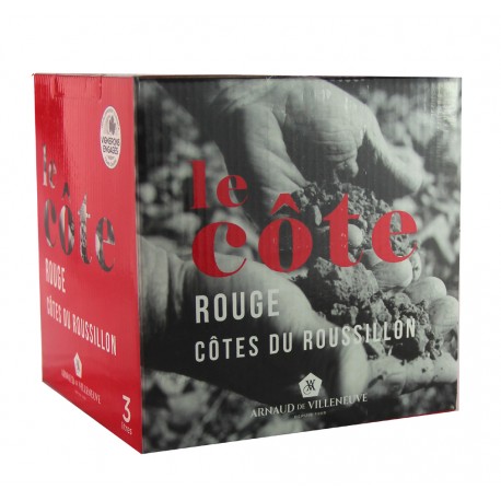 Arnaud de Villeneuve - Le Cote AOP - Fontaine à Vin - Rouge 3L