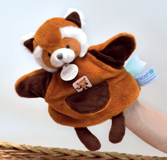 Unicef Marionnette à main   Panda roux        de               Histoire d'ours