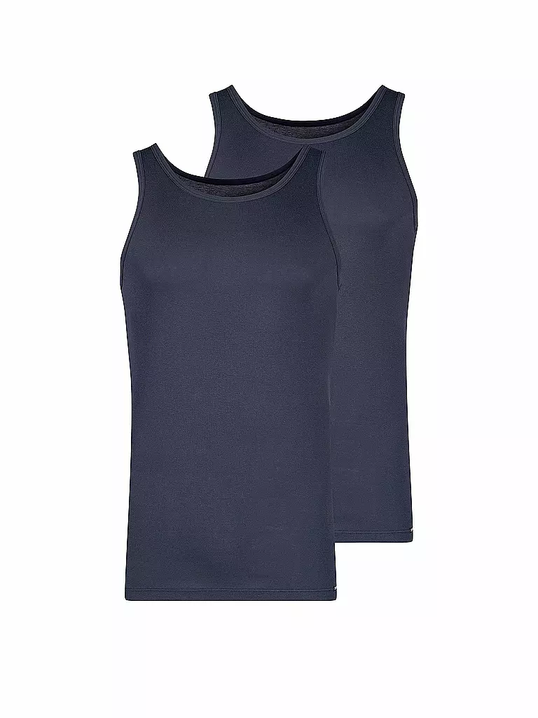 SKINY Tanktop - Unterhemd 2er Pkg Crown Blue blau