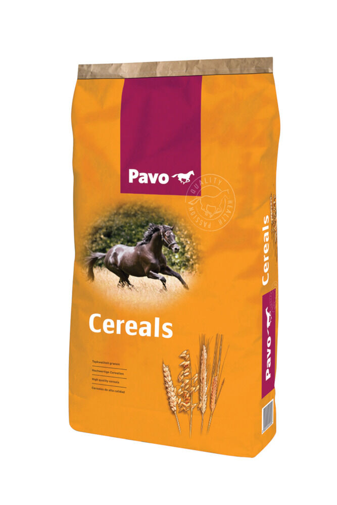Pavo Cereals Gepunte Blanke Haver - Basisvoeding - 20 Kilogram - Zak
