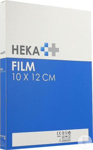 Heka Film Feuillet Plaie 10x12cm 5 Pièces