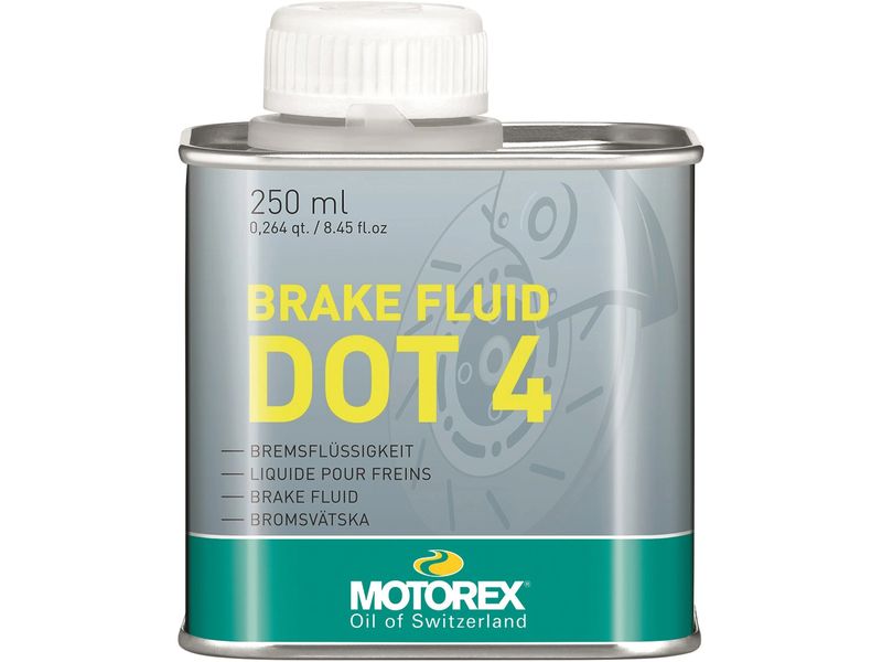 Motorex Bremsflüssigkeit BRAKE FLUID DOT 4, 250 ml Hochleistungs-Bremsflüssigkeit