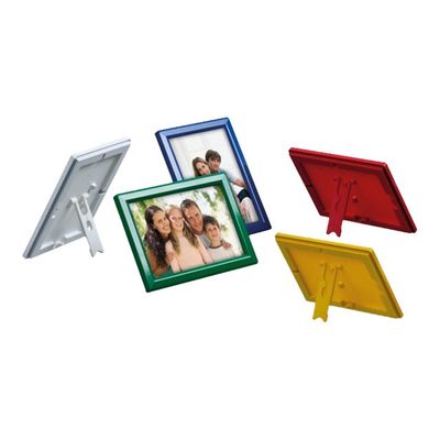 Promocome Ecoframe - Cadre porte-affiche clippant à poser ou à fixer au mur - A5 - noir