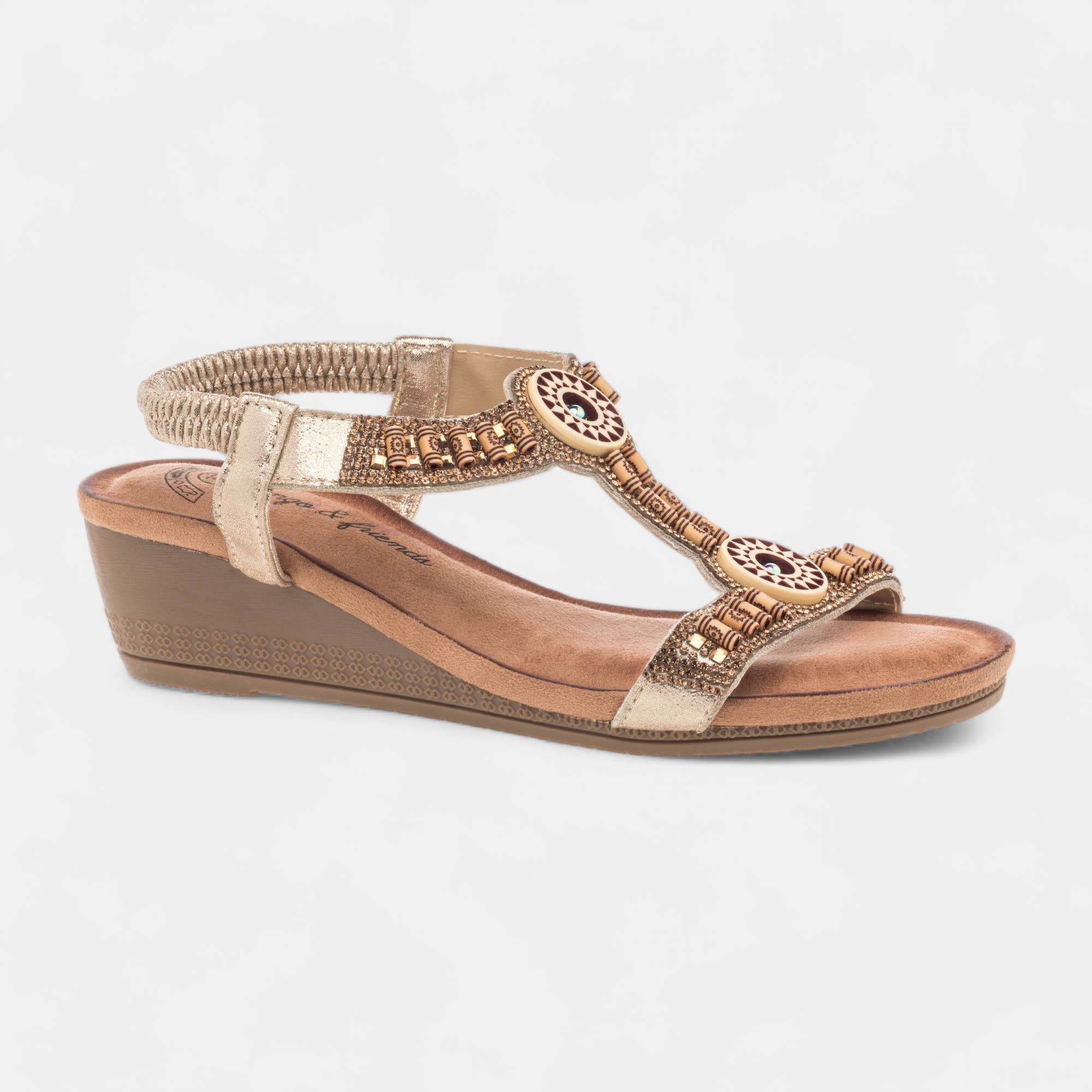Sandales Femme or