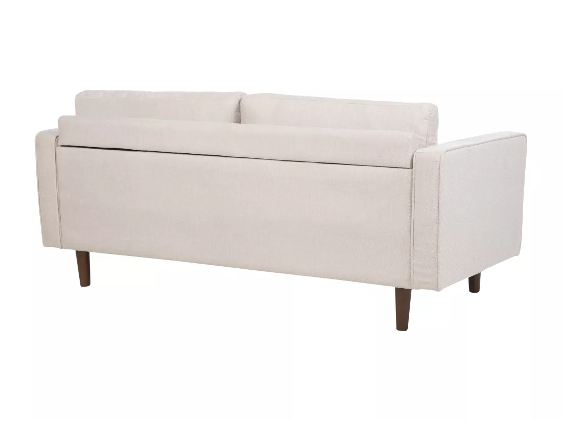 Canapé 3 places en tissu beige NURMO