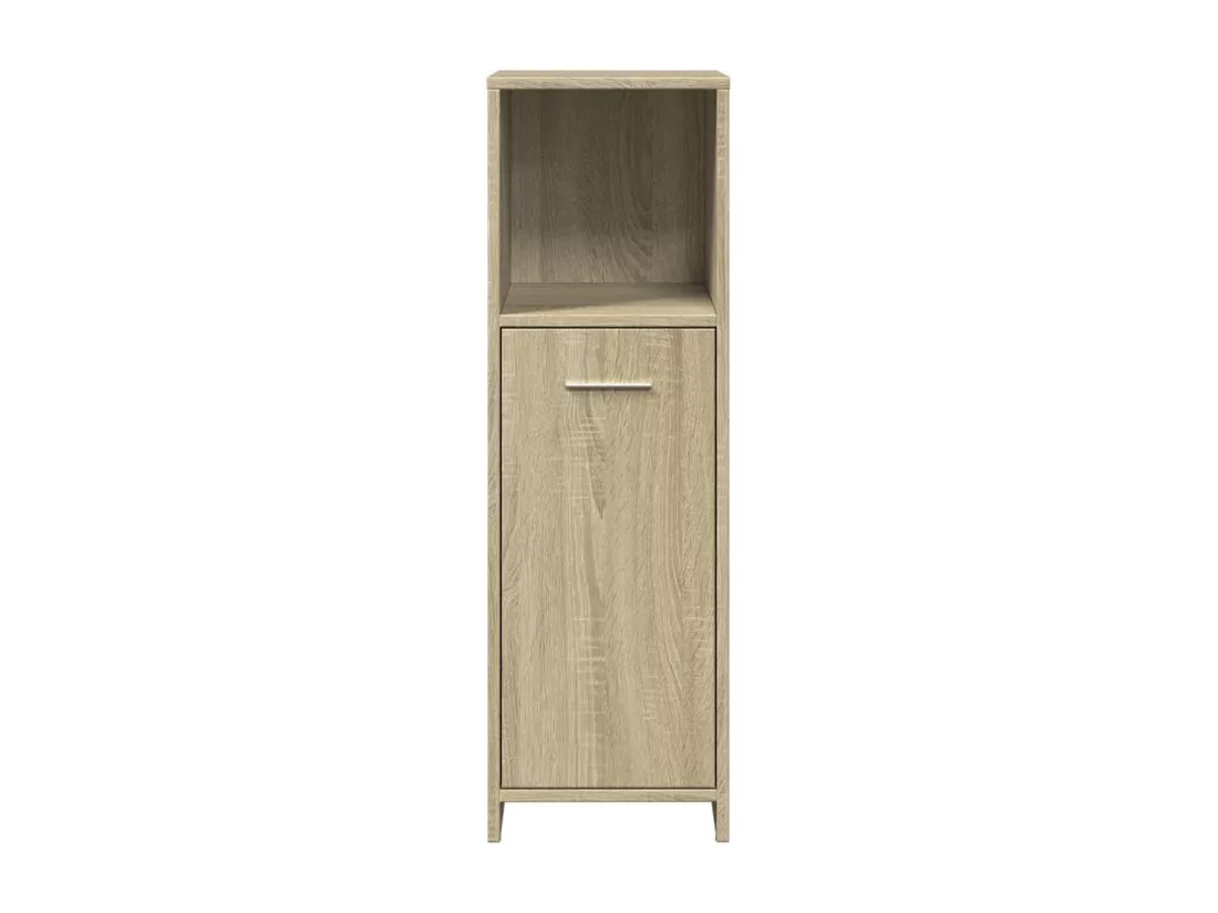 Armoire de salle de bain Chêne sonoma 30x30x95 cm Aggloméré