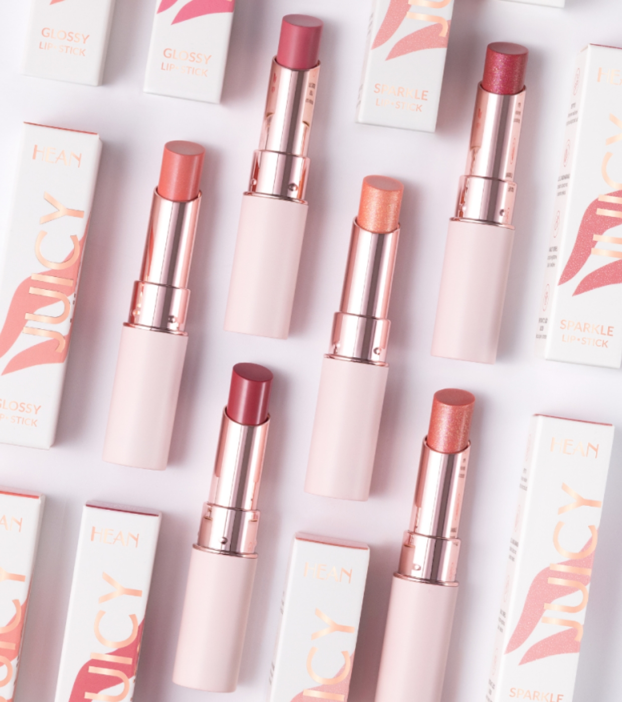 Hean - Batom Juicy Glossy - 06: Sunset Sorbet