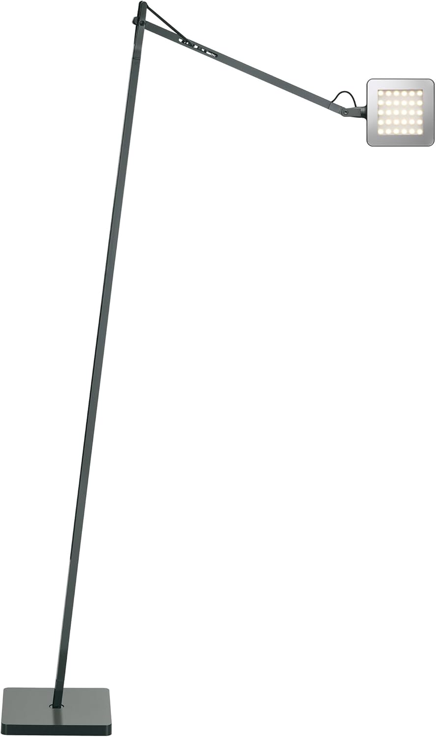 Flos Kelvin LED F C/Base EU/US/GB ANT, Aluminium, grau, 67,5x16,5x110cm