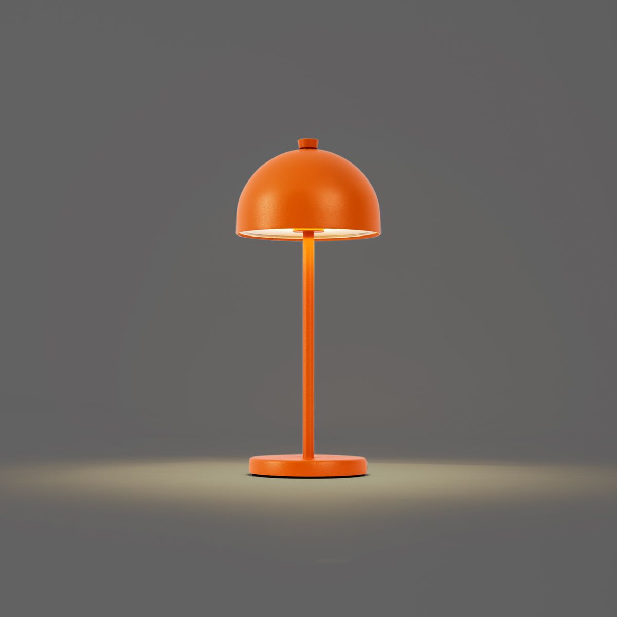 Tafellamp oranje incl. LED IP54 oplaadbaar met laadstation - Squirrel