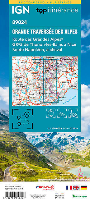 IGN - 89024 GRANDE TRAVERSEE DES ALPES IGN