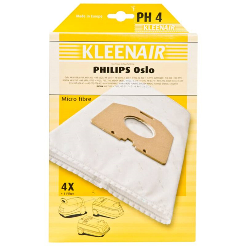 Kleenair Stofzuigerzakken Philips Oslo Ph-44 stuks