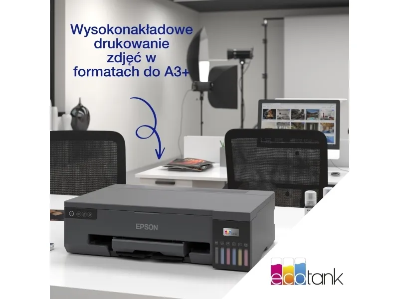 Epson L18050 - Printer - farve - piezoelektrisk ink-jet - ITS - A3 - 5760 x 1440 dpi - op til 8 spm (mono) / op til 8 spm (farve) - kapacitet: 100 ark - Wi-Fi(n)