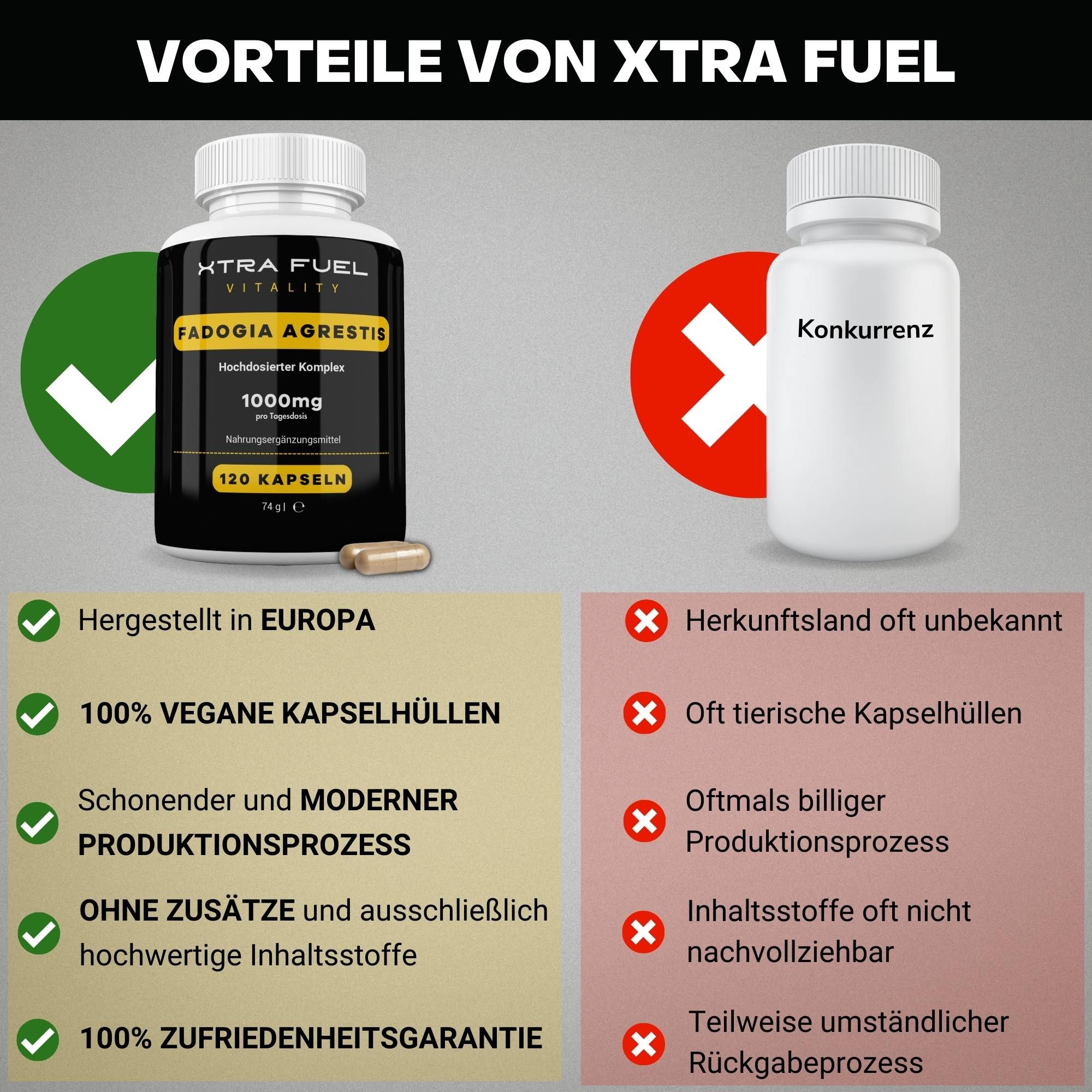 XTRA FUEL Fadogia Agrestis Kapseln