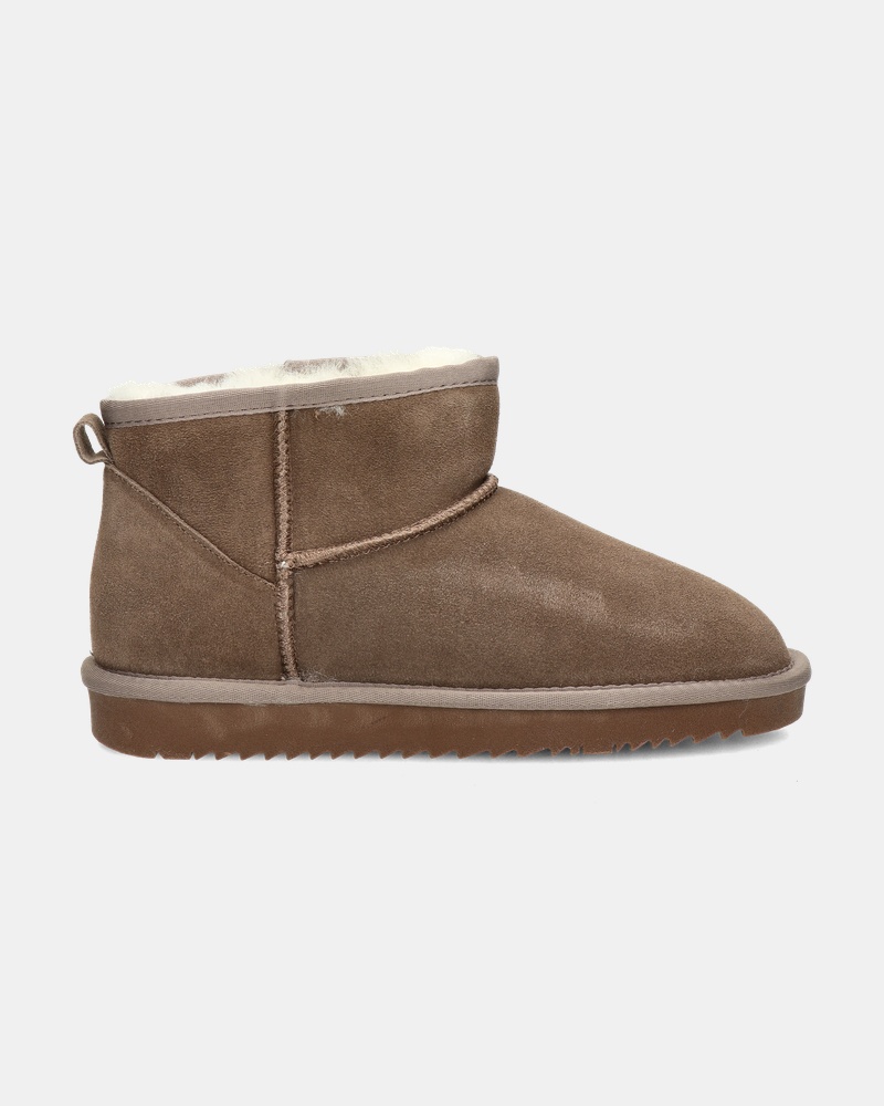 PS Poelman Gevoerde boots  - bruin
